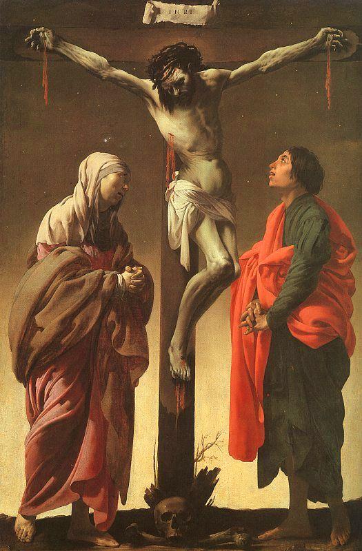 Hendrick Terbrugghen The Crucifixion with the Virgin and St.John